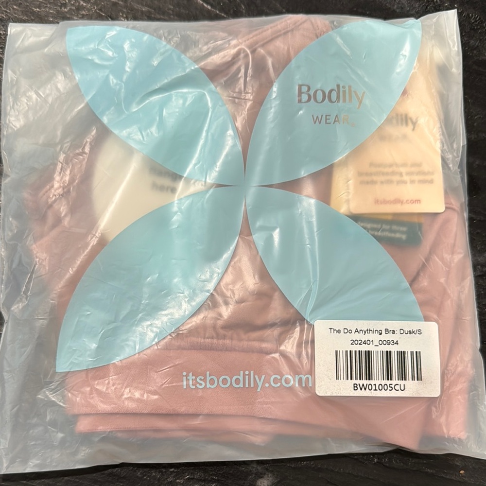 Pink Color-Blocked Bra Intimates & Sleepwear